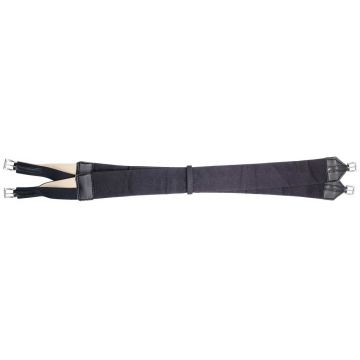 Harry's Horse dressurgurt Comfort fit sillín cinturón Cinturón brevemente cuero negro 75 cm 