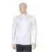 Sous Pull Manches Longues Coton Col Zip Blanc Mira