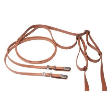 Synthetic race reins with handles Wahlsten
